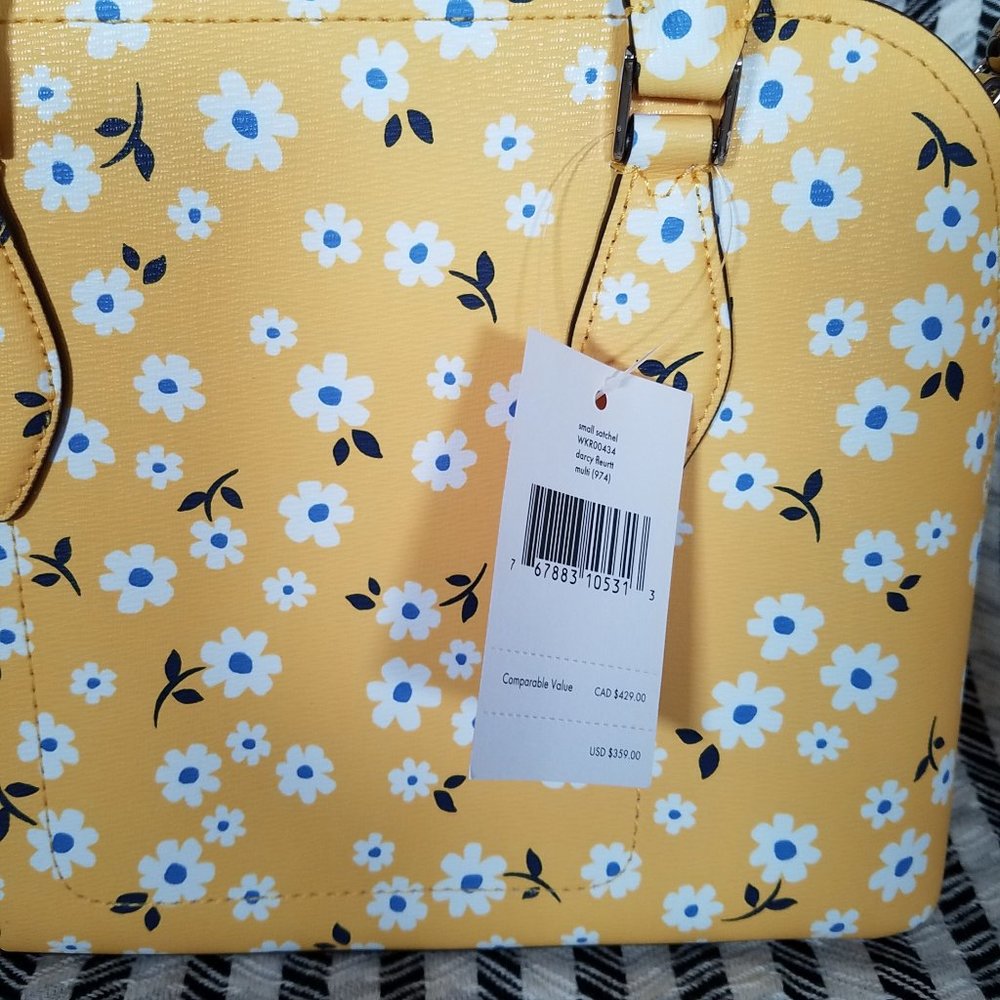 Darcy Fleurette Kate Spade Small Satchel Floral - Picture 9 of 12